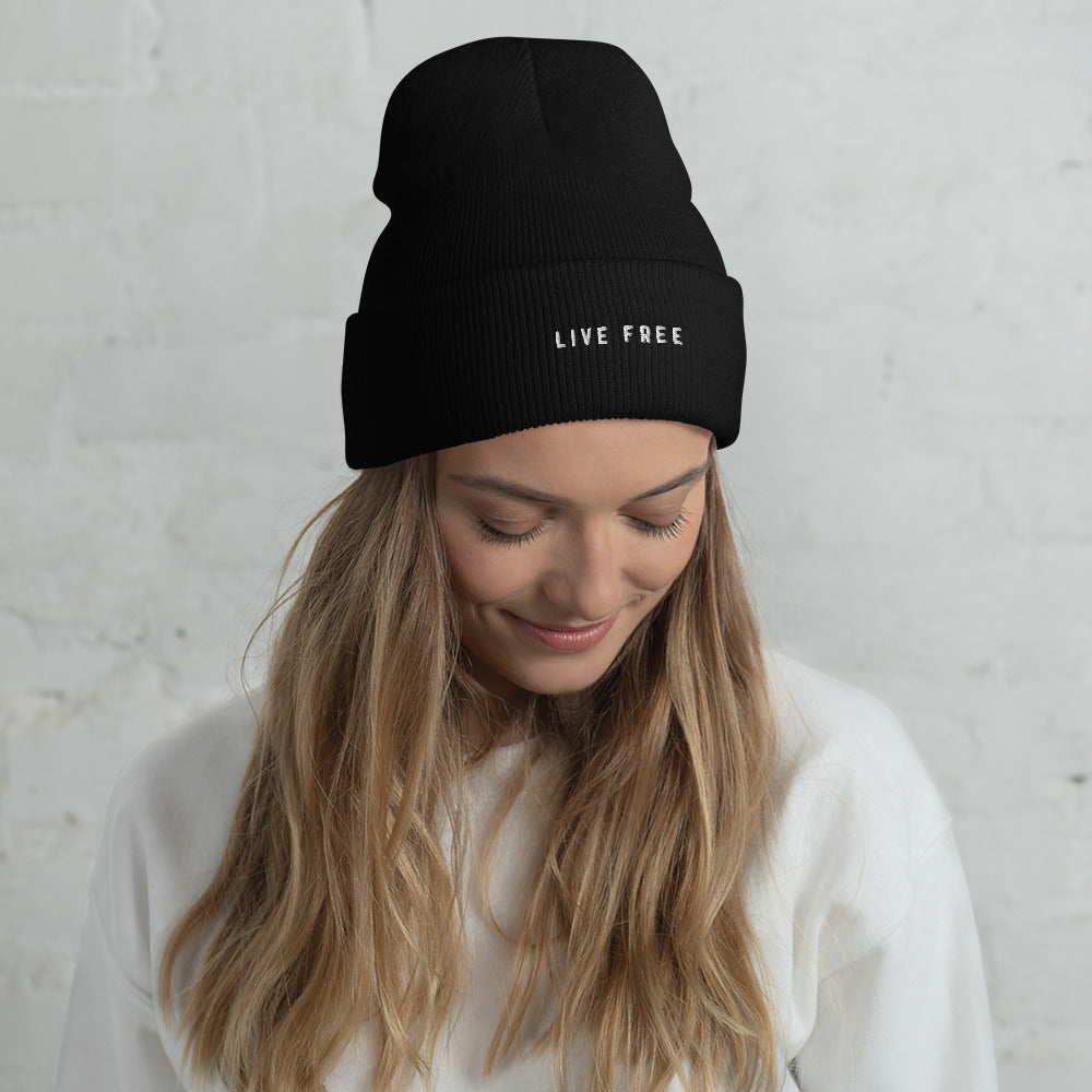 Ladies LIVE FREE Beanie