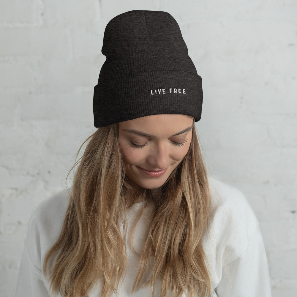 Ladies LIVE FREE Beanie