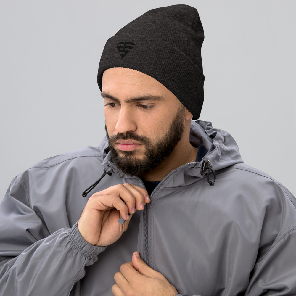 Black Logo Beanie