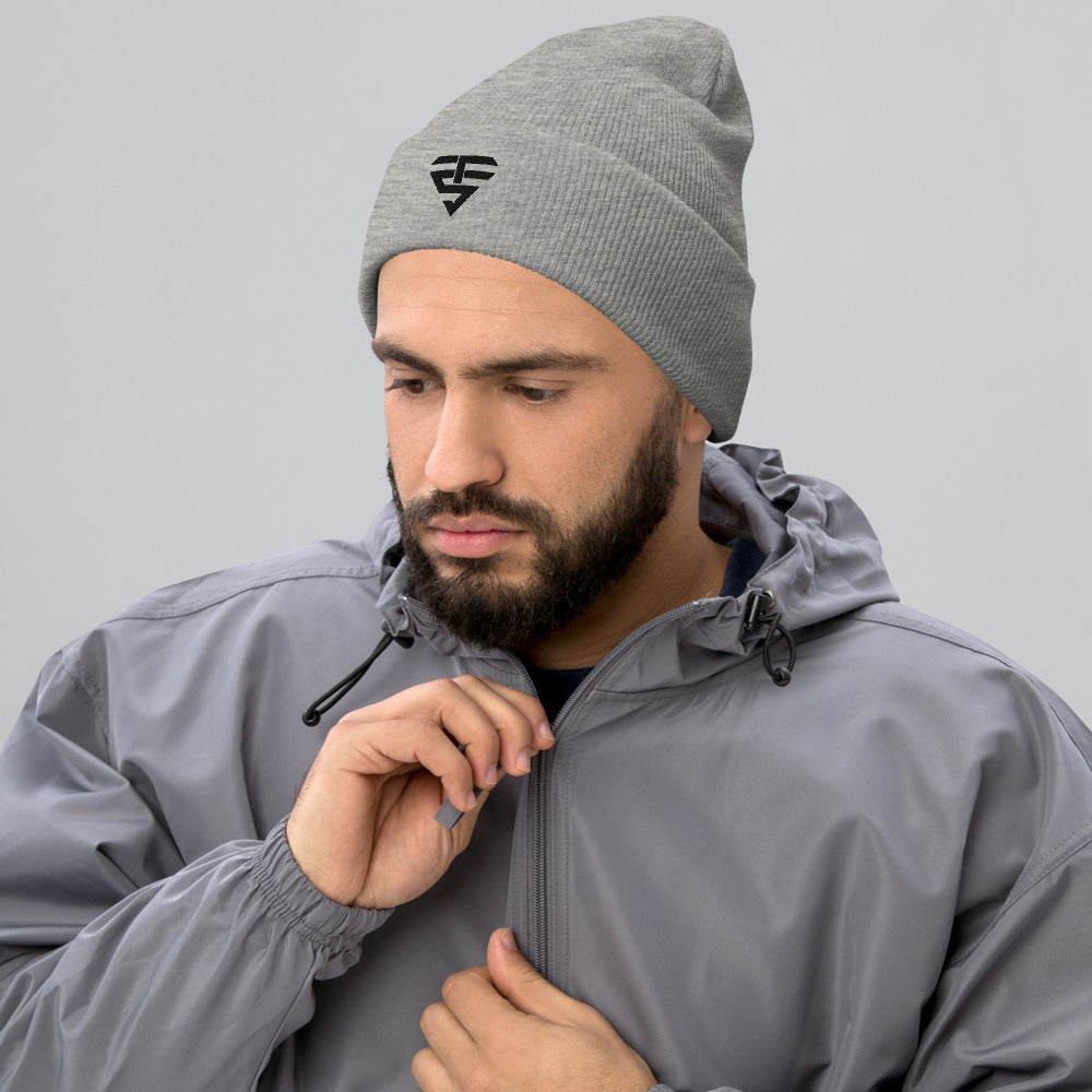 Black Logo Beanie