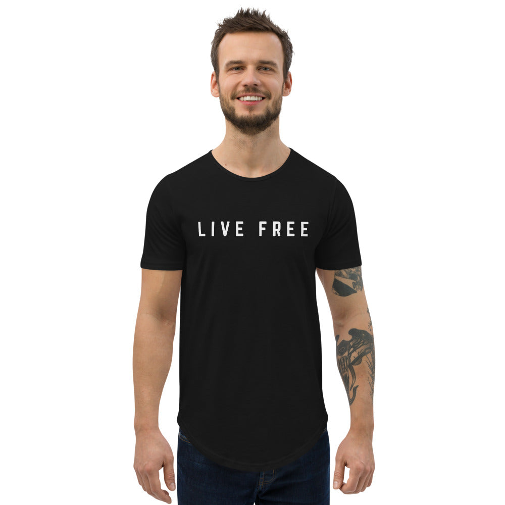 LIVE FREE Drop Cut Tee