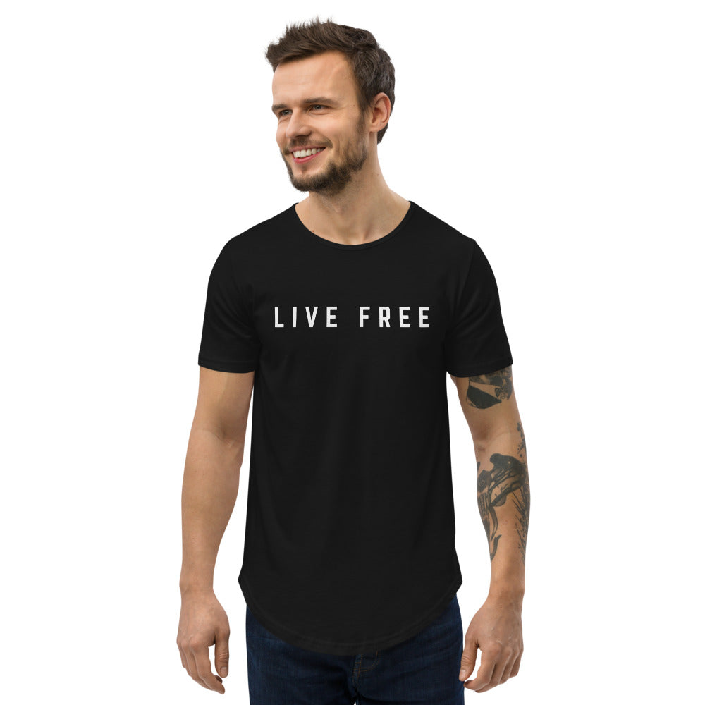 LIVE FREE Drop Cut Tee