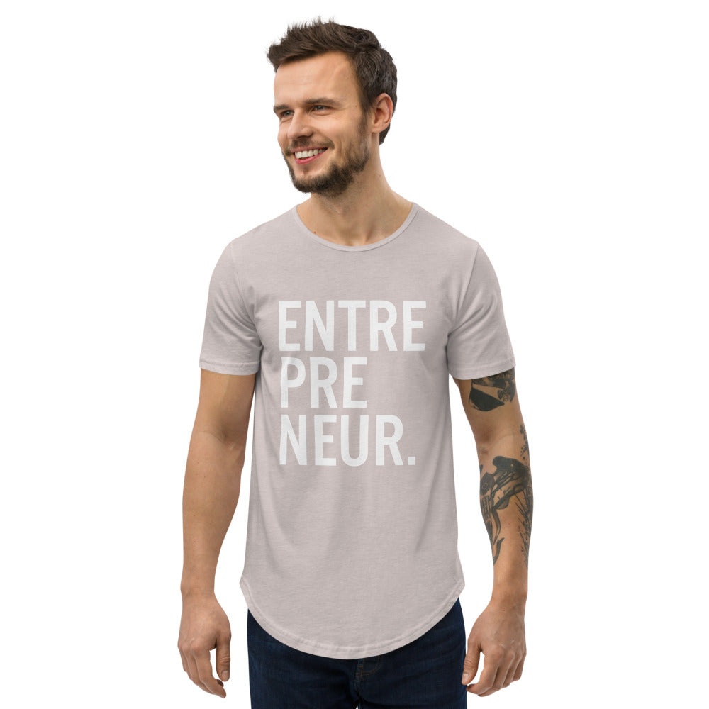 ENTREPRENEUR Drop Cut Tee (w/ logo)