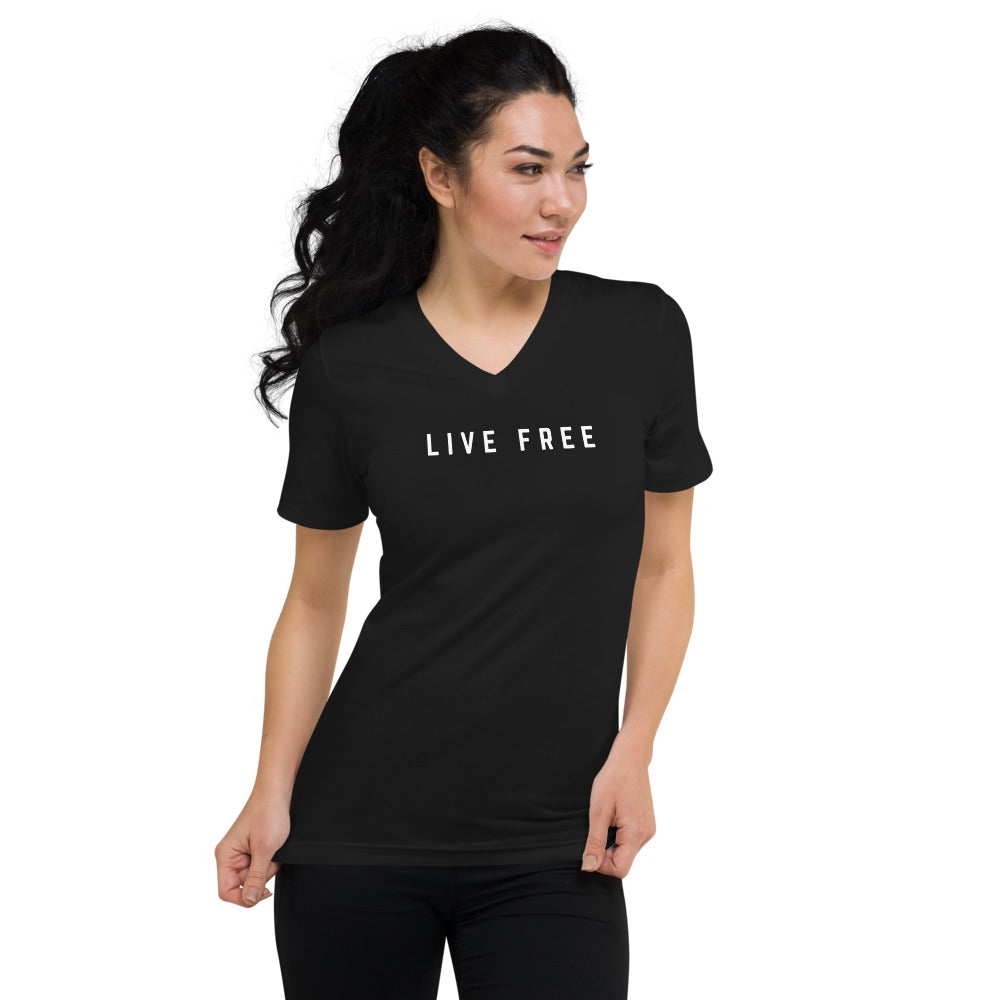 LIVE FREE V-Neck T-Shirt